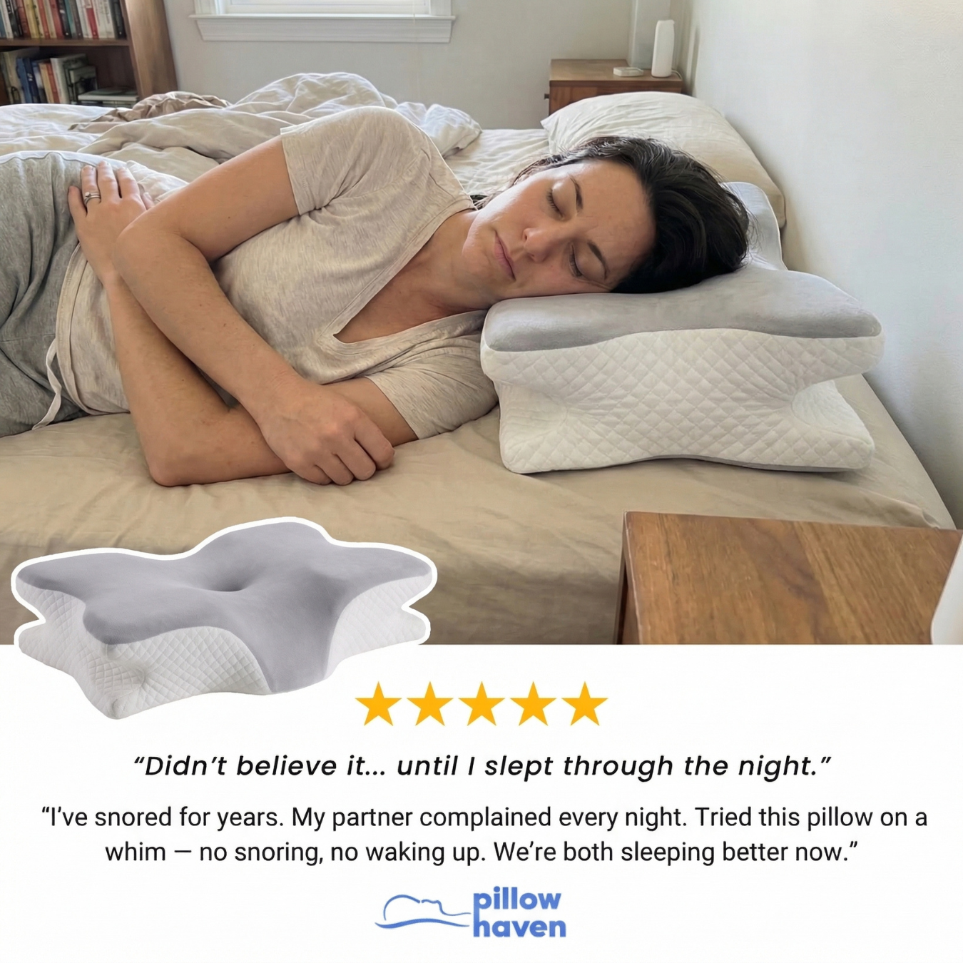 Relief Pillow 2.0 – Upgraded for Maximum Pain Relief and Support | 10 Year Brand Sale 60% OFF
